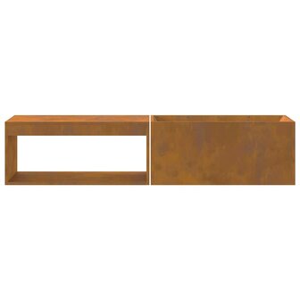 Vuurkorf Bruin 160 x 45 x 35 cm Cortenstaal 6