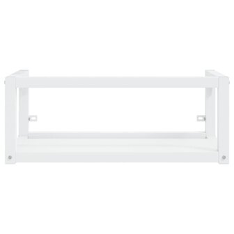 Wastafelframe met inbouwwastafel ijzer wit 4