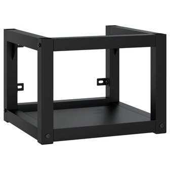 Wastafelframe met inbouwwastafel ijzer zwart 3