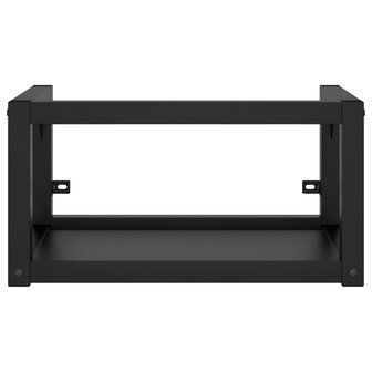 Wastafelframe met inbouwwastafel ijzer zwart 4