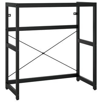 Wastafelframe met inbouwwastafel ijzer zwart 3