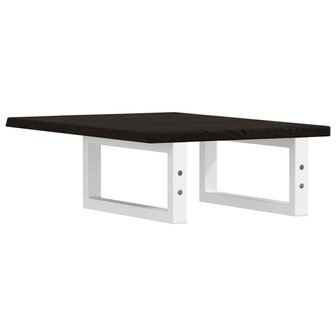 Badkamer wandschap staal en massief eikenhout 6