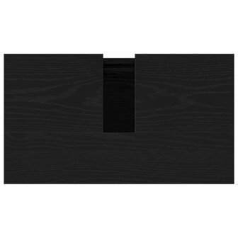 Wastafelkast Zwart Eiken 58 x 33 x 60 cm Bewerkt hout 9