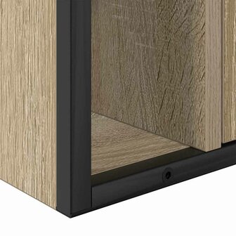 Badkamermeubelset 2 pcs Bruin 60 x 30 x 60 cm Bewerkt hout 8