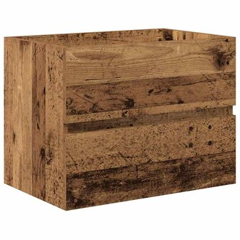 Badkamermeubelset 2 pcs Oud Hout 57 x 37 x 45 cm Bewerkt hout 7