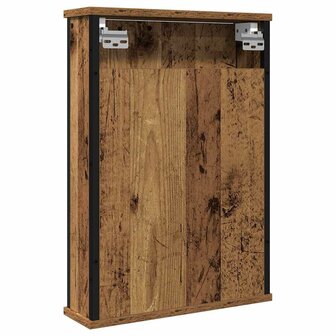 Badkamerspiegelkast 42x12x60 cm bewerkt hout oud hout 6
