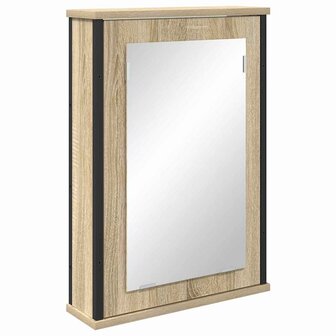 Badkamer spiegelkast Bruin 42 x 12 x 60 cm Bewerkt hout 2