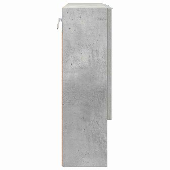 Spiegelkast met plank Betongrijs 59 x 17 x 55 cm Bewerkt hout 7