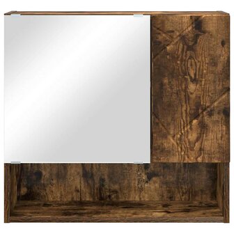 Spiegelkast Gerookt eiken 59 x 17 x 55 cm Bewerkt hout 6