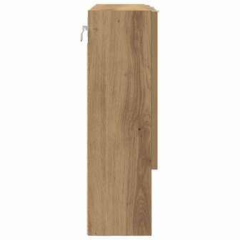 Spiegelkast met plank artisanaal eikenkleurig 59 x 17 x 55 cm 7