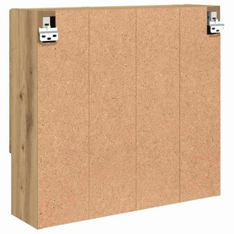 Spiegelkast met plank artisanaal eikenkleurig 59 x 17 x 55 cm 8
