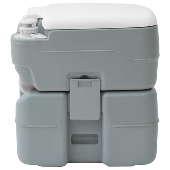 Camping Toilet Grijs 41.5 x 36.5 x 42 cm Kunststof 5