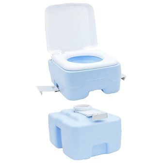 Camping Toilet Blauw 41.5 x 36.5 x 42 cm 9