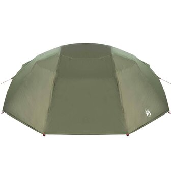 Vistent met dak Olijfgroen 514 x 465 x 187 cm Polyester 5