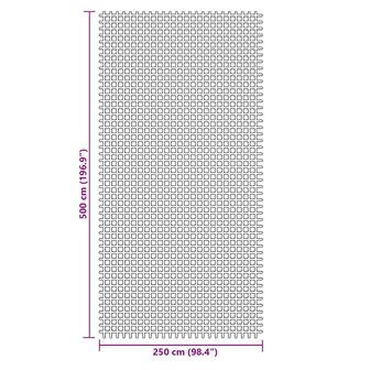Tenttapijt 5x2,5 m groen 7
