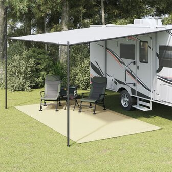 Tenttapijt 4x2,5 m cr&egrave;mekleurig 1