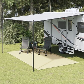 Tenttapijt 4,5x2,5 m cr&egrave;mekleurig 1