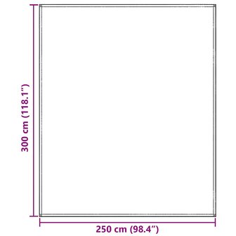 Tenttapijt Lichtgrijs 250 x 300 cm Polyetheen 9