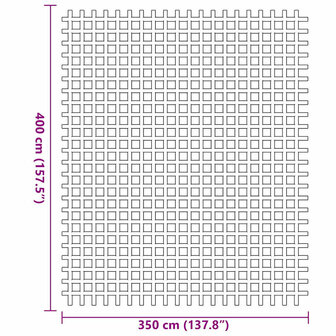 Tenttapijt Groen 400 &times; 350 cm Polyester 7