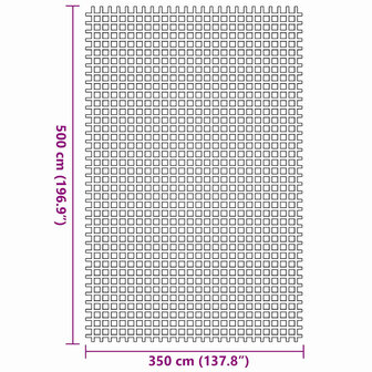 Tenttapijt Groen 500 &times; 350 cm Polyester 7