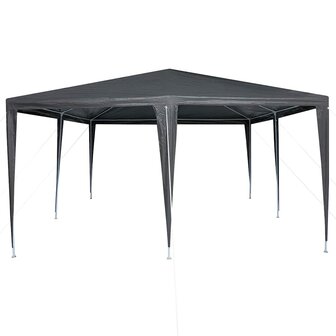 Partytent Antraciet en Wit 400 x 400 x 266 cm 5