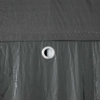 Partytent Antraciet en Wit 400 x 400 x 266 cm 9