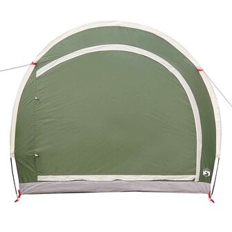 Fietstent met dak met opslag Groen 256 x 222 x 182 cm 5