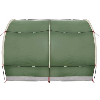 Fietstent met dak met opslag Groen 256 x 222 x 182 cm 6
