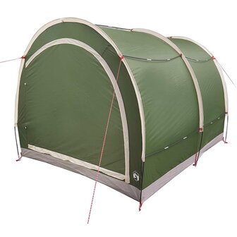 Fietstent met dak met opslag Groen 256 x 222 x 182 cm 7