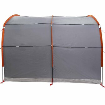 Tent met dak Grijs en oranje 268 x 240 x 191 cm Polyester 5