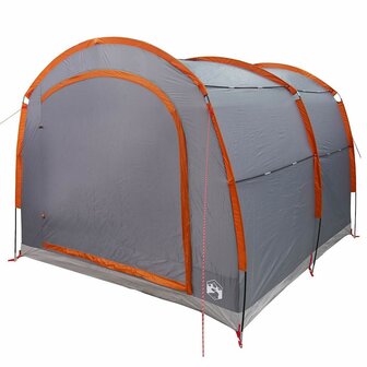 Tent met dak Grijs en oranje 268 x 240 x 191 cm Polyester 6