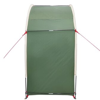 Fietstent met dak met opslag Groen 210 x 90 x 174 cm 6