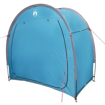 Fietstent met dak met opslag Blauw 210 x 90 x 174 cm 2
