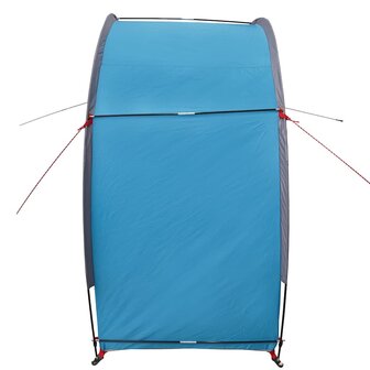 Fietstent met dak met opslag Blauw 210 x 90 x 174 cm 6