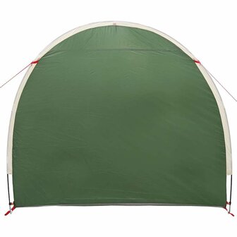 Fietstent met dak met opslag Groen 218 x 156 x 180 cm 7