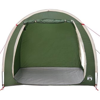 Fietstent met dak met opslag Groen 218 x 156 x 180 cm 9