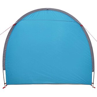 Fietstent met dak met opslag Blauw 218 x 156 x 180 cm 7