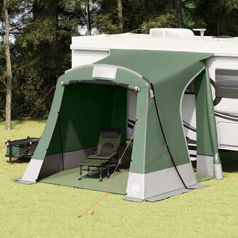 Tent met dak Anders Groen en Zwart 285 x 255 x 245 cm Polyester 1
