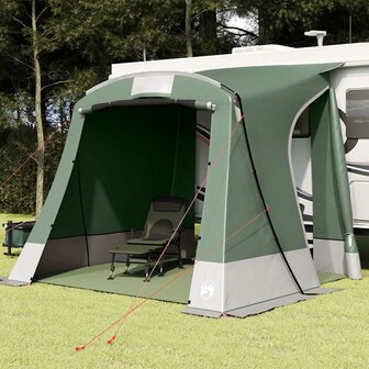 Tent met dak Anders Groen en Zwart 285 x 255 x 245 cm Polyester 3