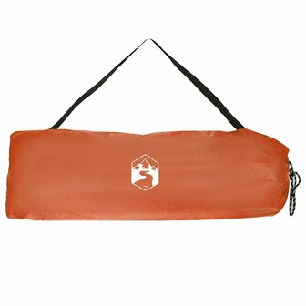 Tent met dak Anders Grijs en Oranje en Zwart 9