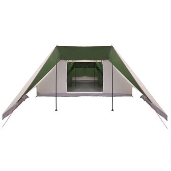 Gezinstent met dak Groen en beige 660 x 456 x 200 cm 5