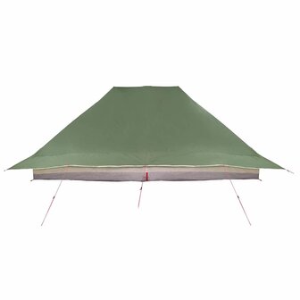 Gezinstent met dak Groen en beige 660 x 456 x 200 cm 7