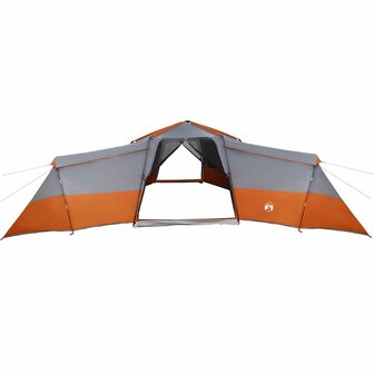 Gezinstent Grijs en oranje 833 x 585 x 216 cm Polyester 5