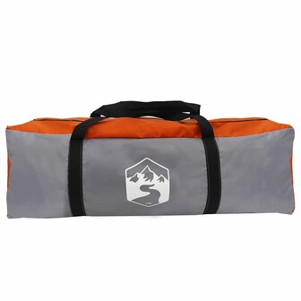 Gezinstent Grijs en oranje 833 x 585 x 216 cm Polyester 9