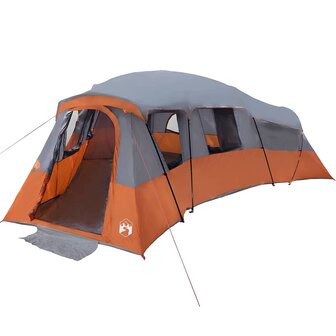 Gezinstent Grijs en oranje 762 x 655 x 218 cm Polyester 2