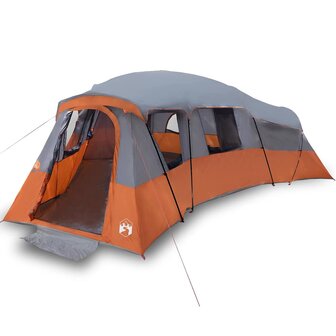 Gezinstent Grijs en oranje 762 x 655 x 218 cm Polyester 3