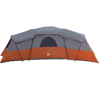 Gezinstent Grijs en oranje 762 x 655 x 218 cm Polyester 6