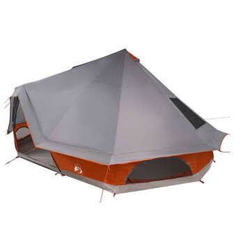 Familie Tipi Tent met dak Grijs en Oranje 680 x 430 x 270 cm 2