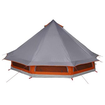 Familie Tipi Tent met dak Grijs en Oranje 508 x 470 x 300 cm 7