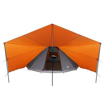 Familie Tipi Tent met dak Grijs en Oranje 510 x 690 x 330 cm 5